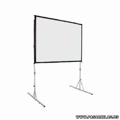 jual fastfold screen projektor ukuran 2x3m