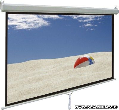 jual screen projektor fixed frame 100 inchi
