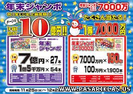 Lotre Jepang-Menangi USD 10 Juta dengan USD 11