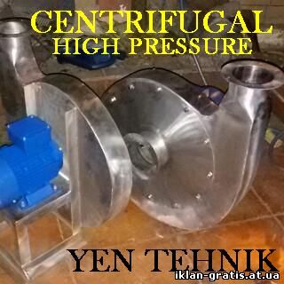 Centrifugal high pressure fan
