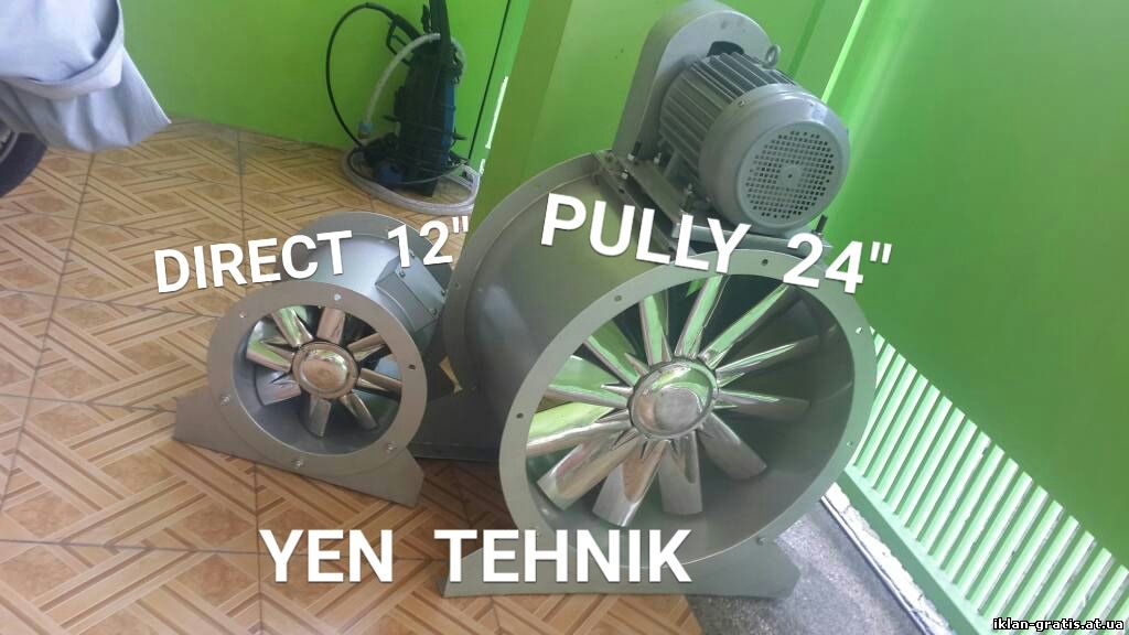 Axial pully fan