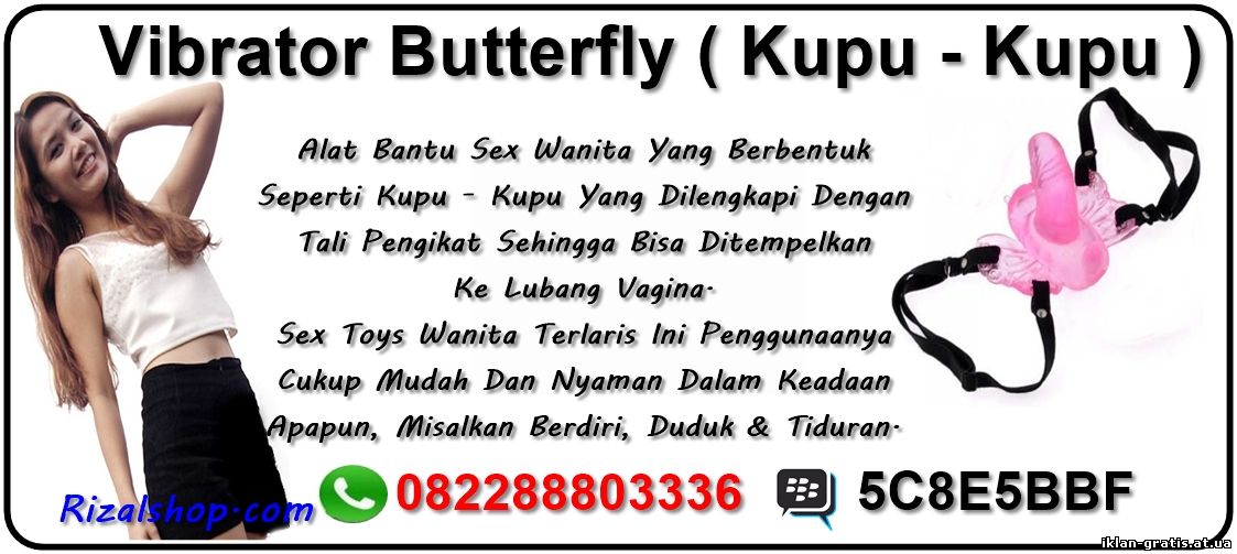 Alat Sex Toys Wanita Terbaru 2017 ( Vibrator Butterfly ) HP. 082288803336