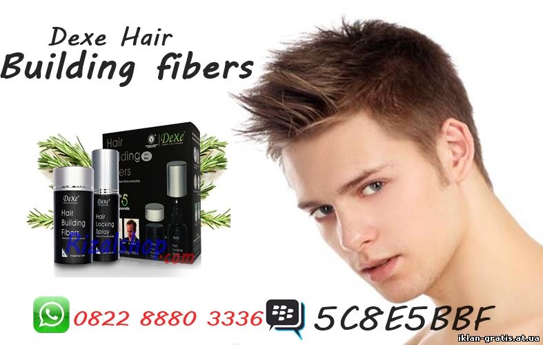 Obat Penebal Rambut Super Cepat ( Dexe Hair Building Fibers ) HP. 082288803336