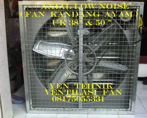 Axial fan kandang ayam low noise