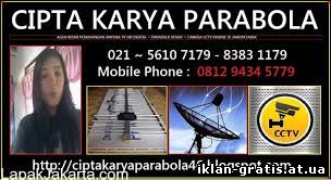 DAFTAR HARGA !!! Ahli Pasang ANTENA TV ~ PARABOLA VENUS ~ CCTV Area JATIRADEN Bekasi